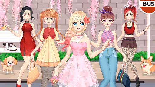 Anime Girls Dress Up Games
