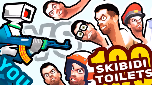 You vs 100 Skibidi Toilets
