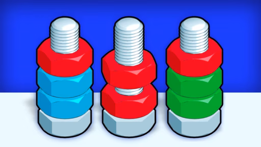 Nuts Puzzle: Sort By Color